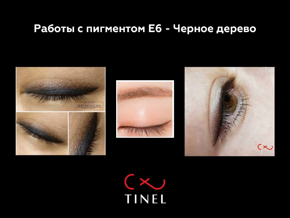 Пигмент для перманентного макияжа век Tinel Е6 «Черное дерево» 5мл - фото 3 - id-p89968251