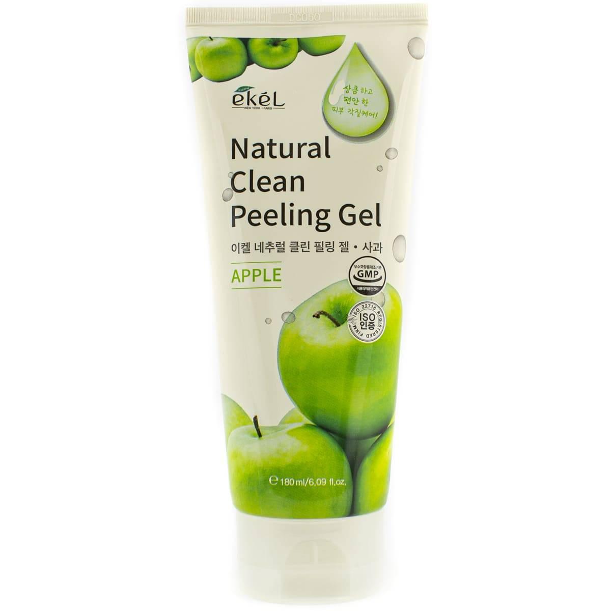 Очищающий пилинг-скатка с экстрактом зеленого яблока Apple Natural Clean Peeling Gel, Ekel 180 мл