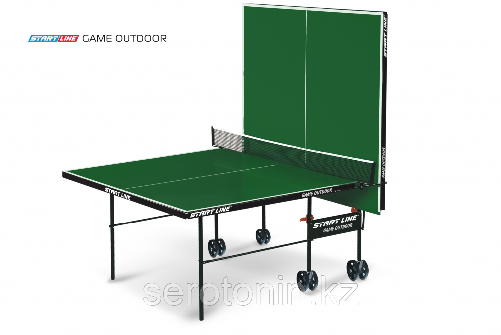 Теннисный стол Game Outdoor 2 green с сеткой - фото 2 - id-p89968897