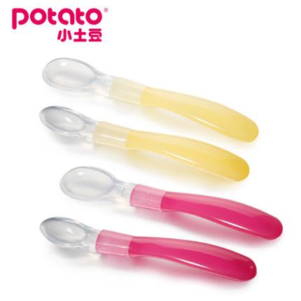 Ложка силиконовая для кормления детская Potato (CS602)