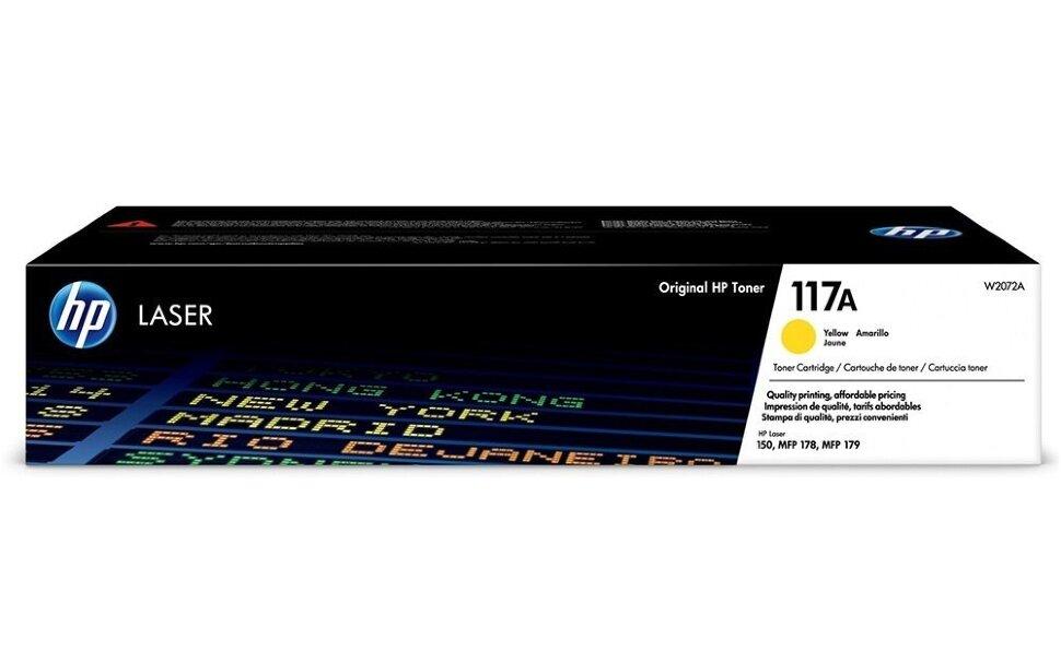 Картридж HP W2072A (117A) Yellow для Color Laser 150a/150nw