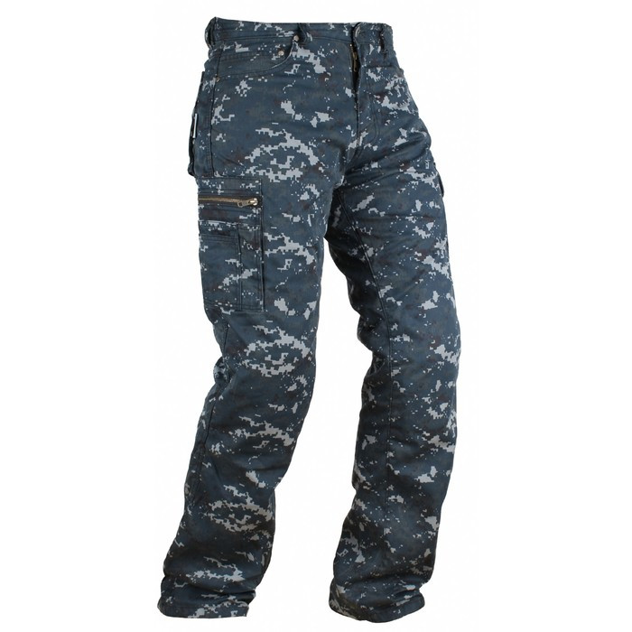Мотоджинсы Camo Cargo хаки, 28