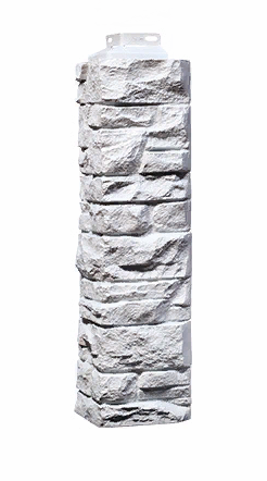 Угол наружный Мелованный белый  471х115х155 мм Скала FINEBER