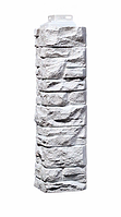 Угол наружный Мелованный белый  471х115х155 мм Скала FINEBER