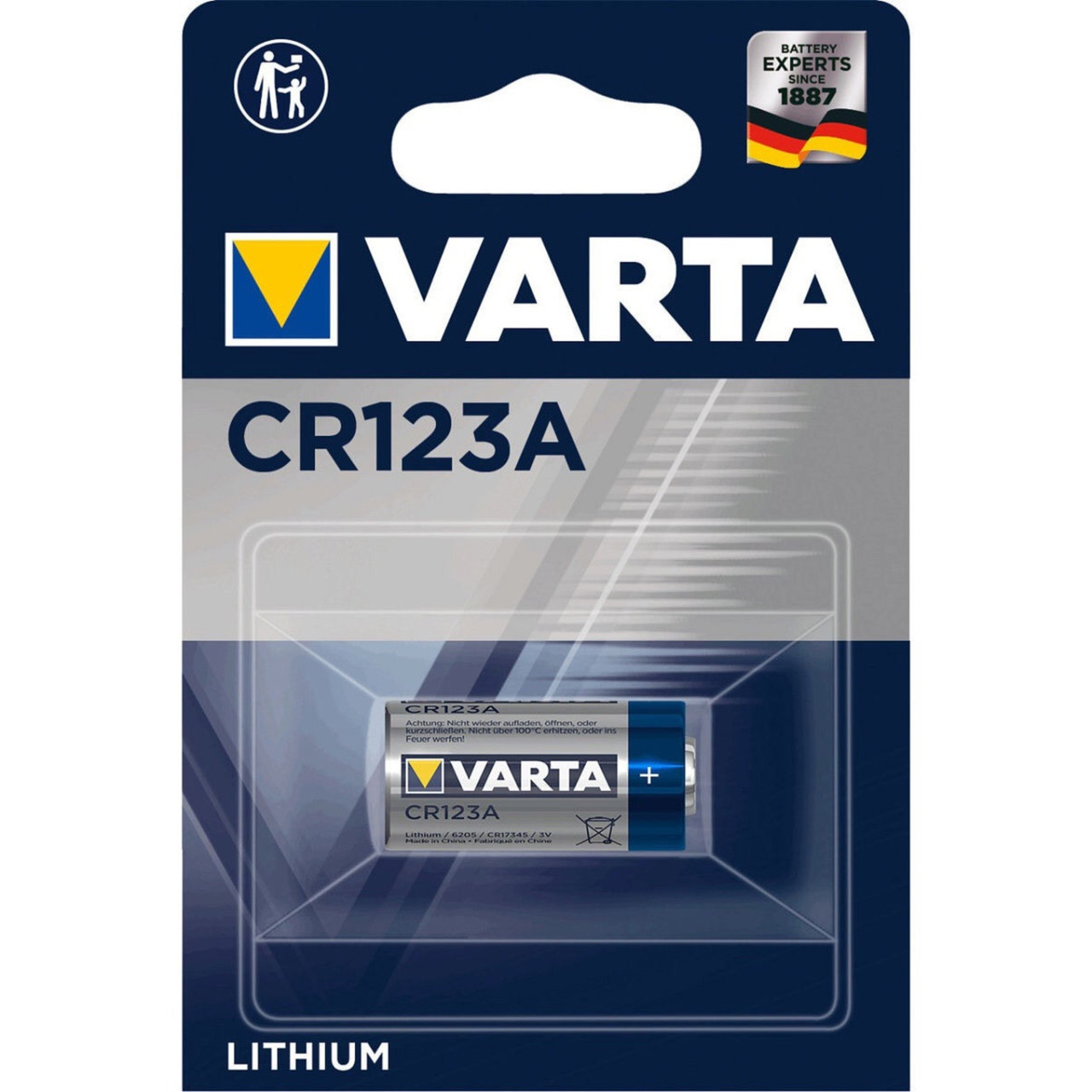 Батарейка VARTA CR123A