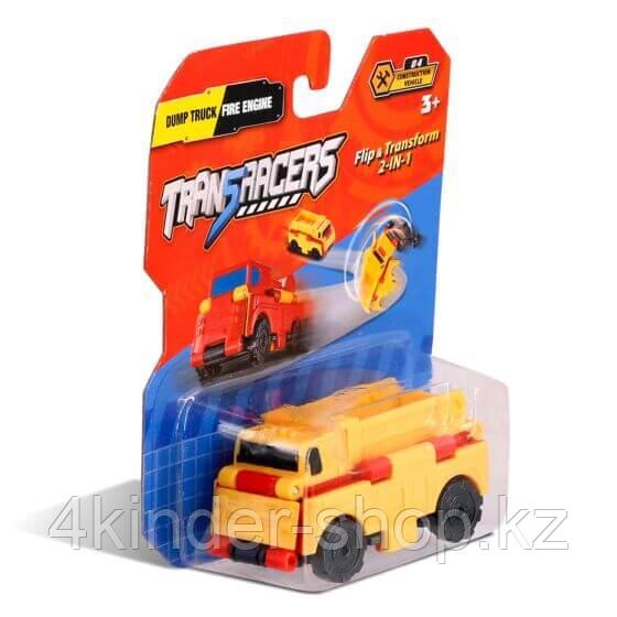 Flip Cars Машинка-трансформер 2 в 1 Самосвал и Пожарная Машина, фото 1
