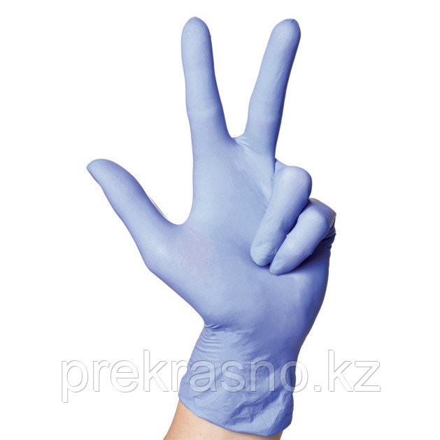Перчатки S 100шт винило-нитрил Blend Gloves голубые