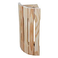 Абажур деревянный для бани и сауны, настенный, угловой