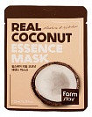 Увлажняющая тканевая маска Farm Stay с экстрактом кокоса, Real Essence Mask Coconut