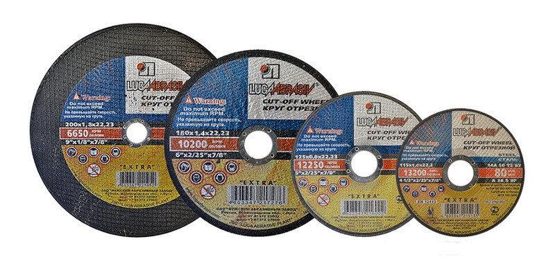 Отрезной диск по металлу Луга Абразив 115*1,6*22, фото 1