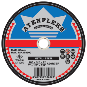 Отрезной диск по металлу Atenflex 230*2.0*22