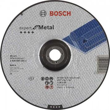 Шлифовальный диск по металлу BOSCH 150*6*22