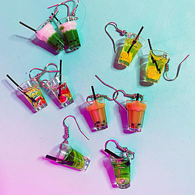 Серёжки в виде чашек