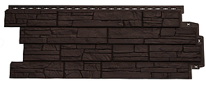 Фасадные панели Коричневый 975х395 мм (0,39 м2) Сланец серия Стандарт Grand Line