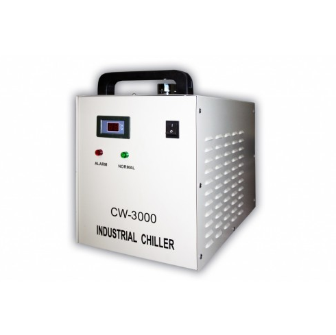 Чиллер CW 3000 предназначен для охлаждения ламп 40-80W  Мощность охлаждения, w/℃: 50  Тип охлаждения: Воздух