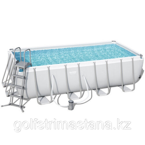 Каркасный бассейн Bestway 56670 (488х244х122 см) с картриджным фильтром, лестницей и тентом