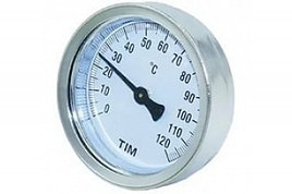 Термометр накладной с пружиной Дк63 120 °C (1/60)