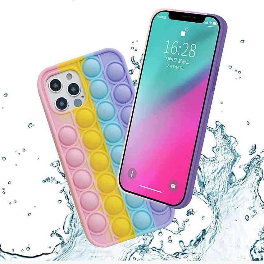 Pop it уникальные 3D декомпрессионные чехлы для телефона для iPhone