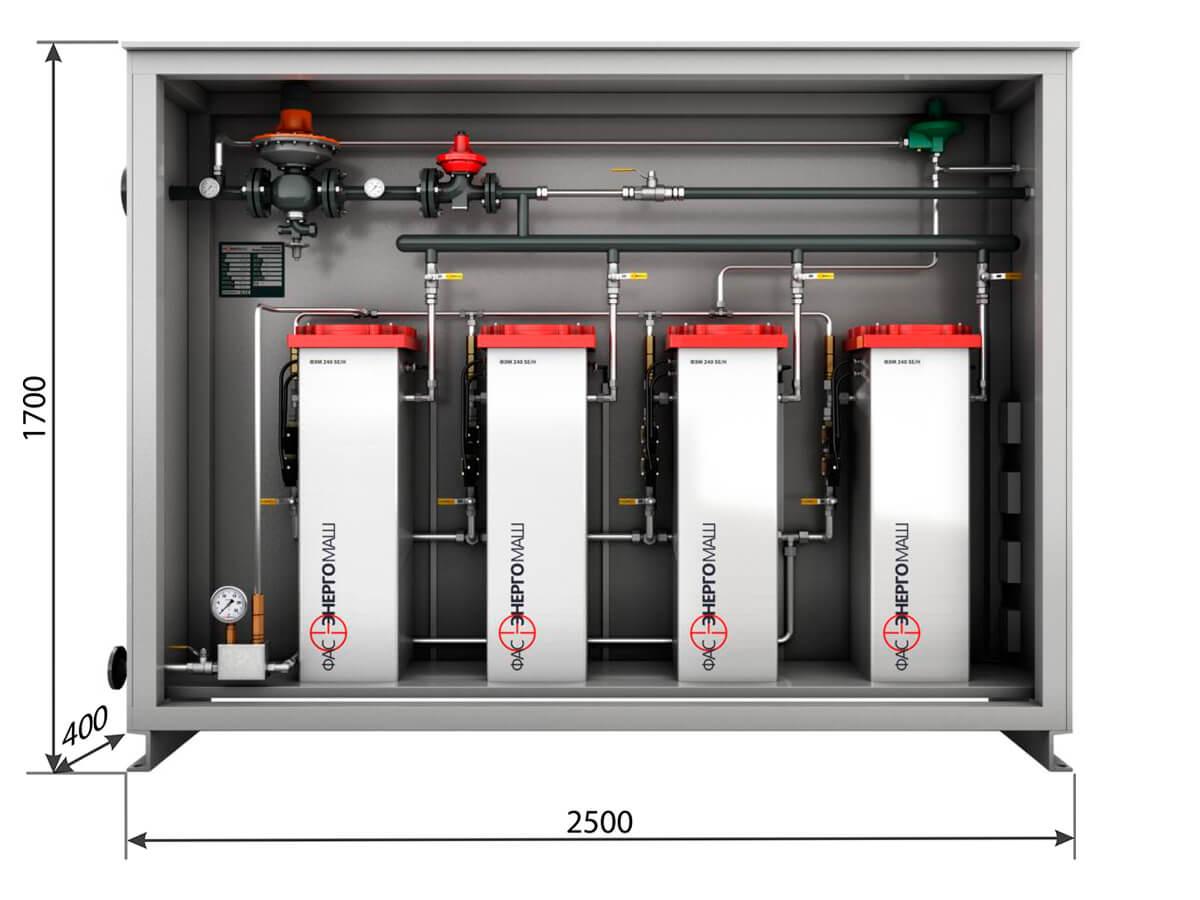 Испарительная установка для СУГ ФАС 200 SE/H (200 кг/ч) - фото 6 - id-p81777977