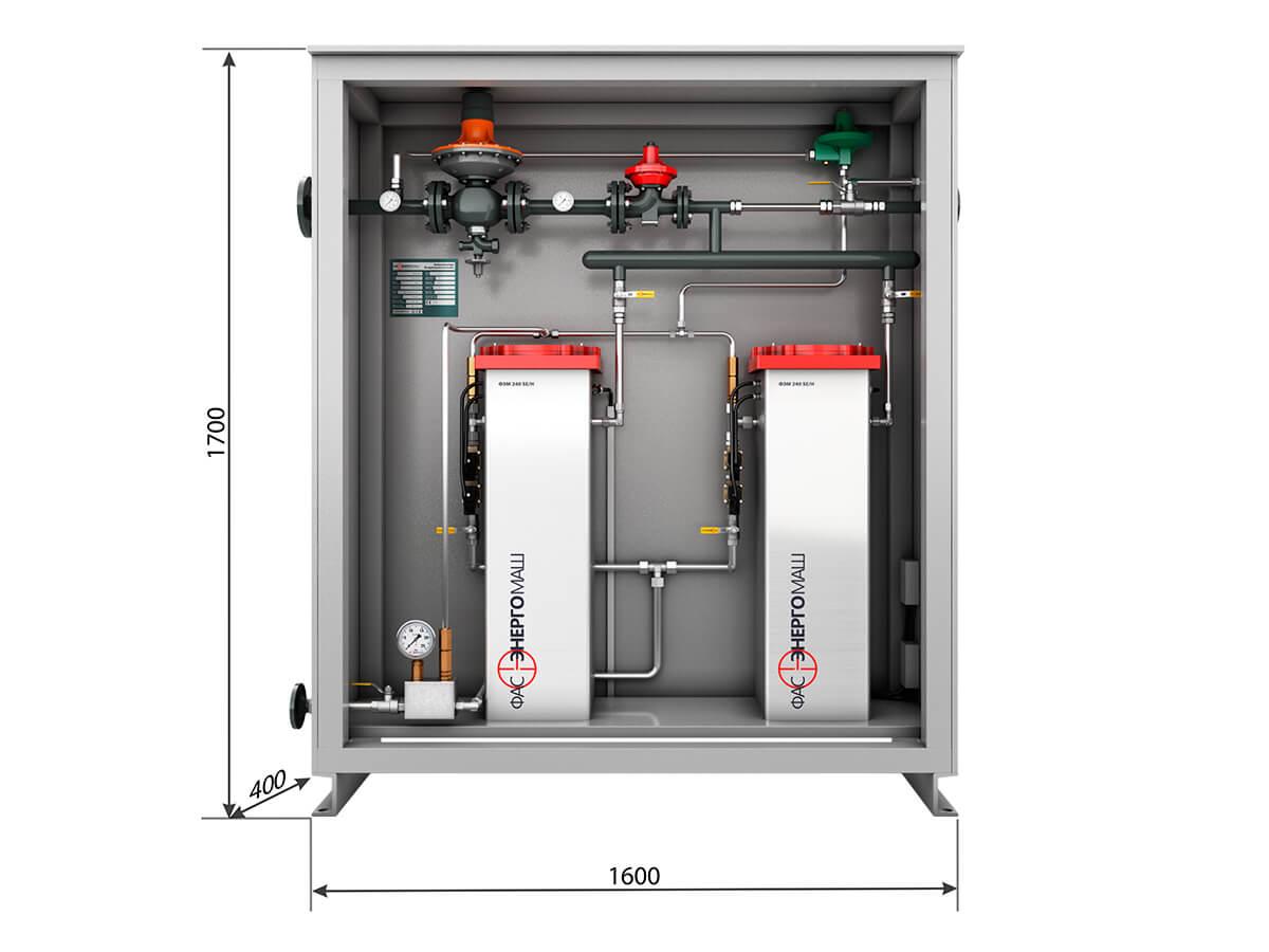 Испарительная установка для СУГ ФАС 520 SE/H (520 кг/ч) - фото 7 - id-p90029275