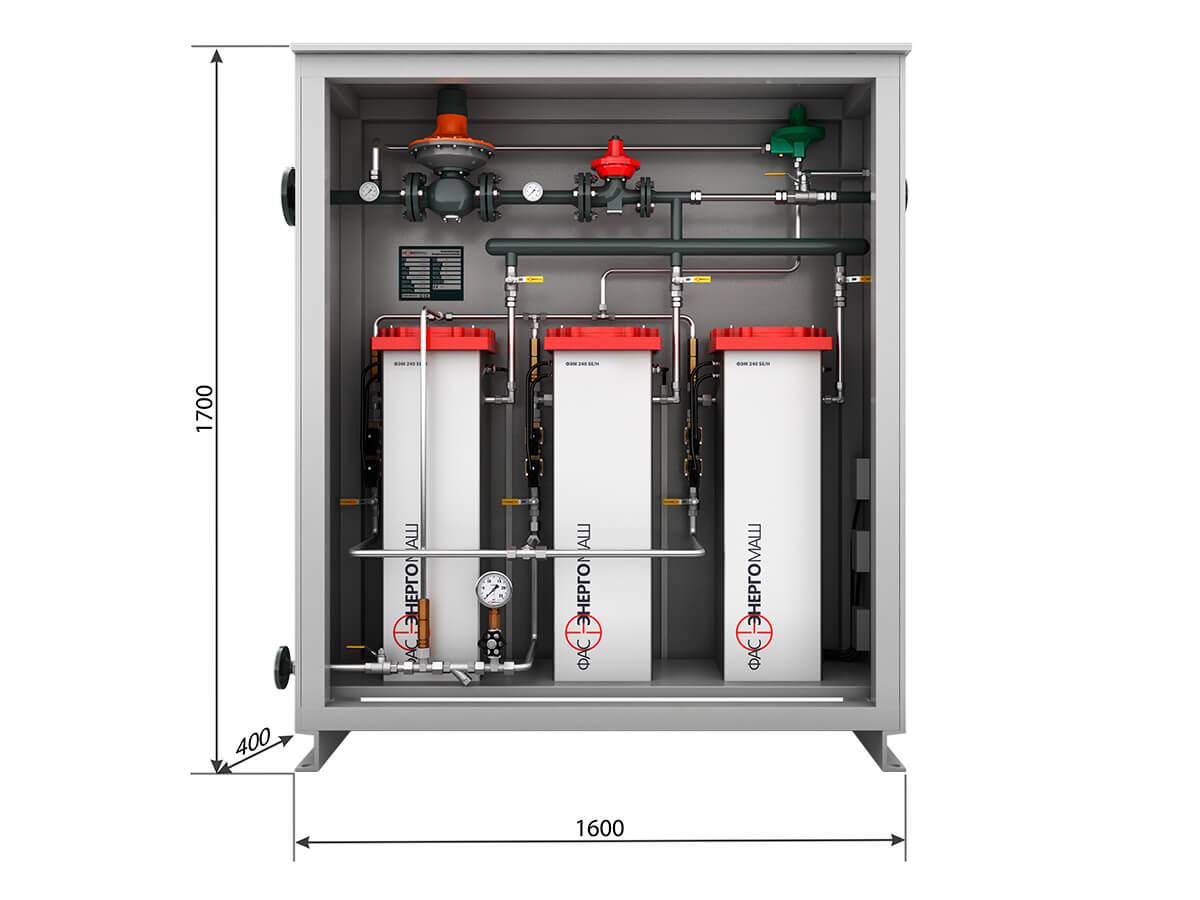 Испарительная установка для СУГ ФАС 1250 SE/H (1250 кг/ч) - фото 3 - id-p90029499