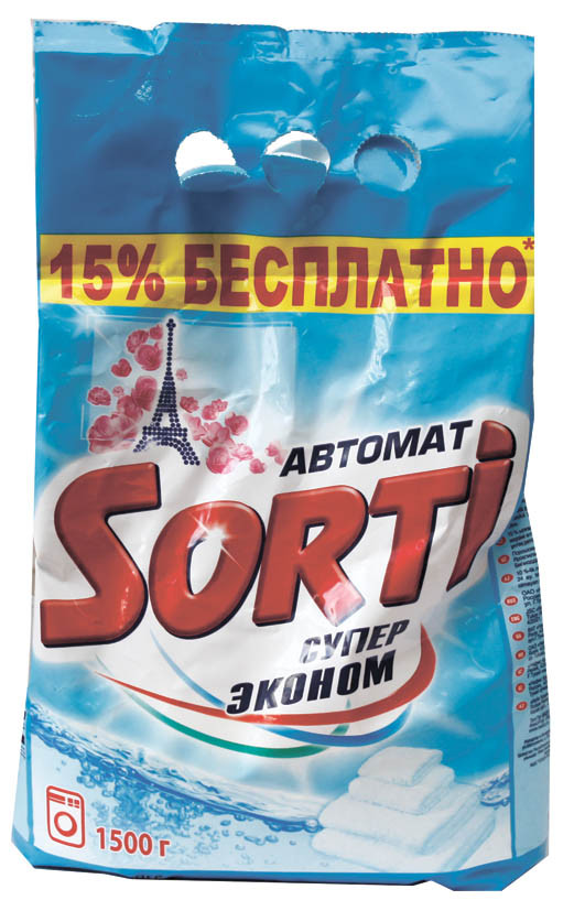 СТИРАЛЬНЫЙ ПОРОШОК SORTI 1.5 кг