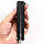 Нож бабочка обманка балисонг складной нож тренировочный пластиковый черная рукоятка, фото 5