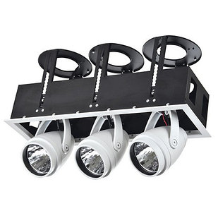 Встраиваемый светильник для подвесных потолков DOWNLIGHT LED DK884-3 3х30W WH 5700K (TS)