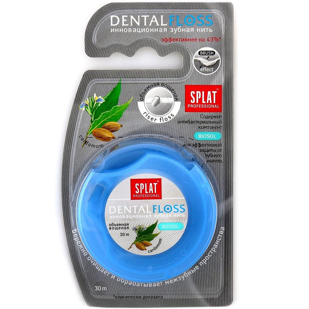 Зубная нить Splat Dental Floss с ароматом кардамона, 30м - фото 1 - id-p90043531