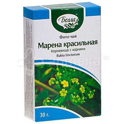 Марена красильная корни 30 г Белла