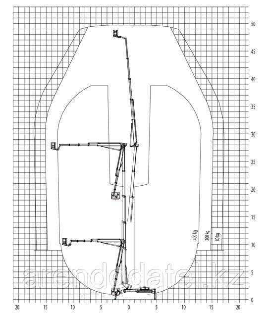 Продажа Коленчатого подъемника на гусеницах 50 метров Teupen Leo GTX спайдер паук - фото 10 - id-p90043146