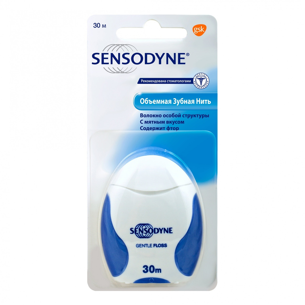 Зубная нить Sensodyne Gentle Floss, 30m