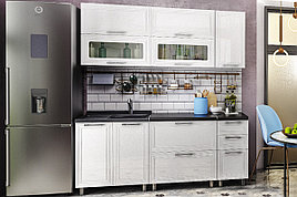 Комплект мебели для кухни Монро 2000, Белый Глянец, БТС (Россия)