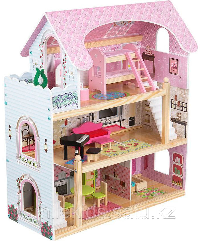 Кукольный дом с мебелью Edufun "EF4110"