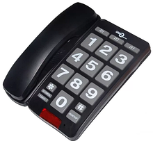 Телефон с крупными кнопками (черный) арт. 3737