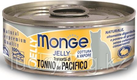 Monge Jelly 80г желтоперый тунец в желе Влажный корм для привередливых кошек - фото 2 - id-p10601859