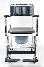 Кресло-коляска инвалидная с санитарным оснащением 5019W2 арт. 12281