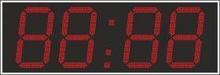 Электронные часы-термометр для улицы (Яркость светодиода 2 кд. - тень, солнце). Высота знака 70 см арт.