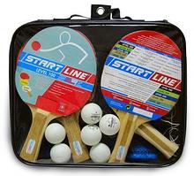 Набор: 4 Ракетки Level 100, 6 Мячей Club Select, Сетка с креплением, упаковано в сумку на молнии с ручкой арт.