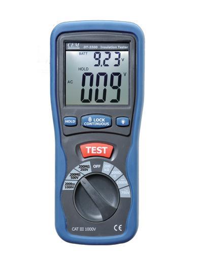 DT-5500 Цифровой мегаомметр