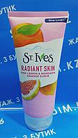 St.Ives Radiant Skin Pink Lemon & Mandarin 170 гр - Бетке арналған "Қызғылт лимон және мандарин" скрабы