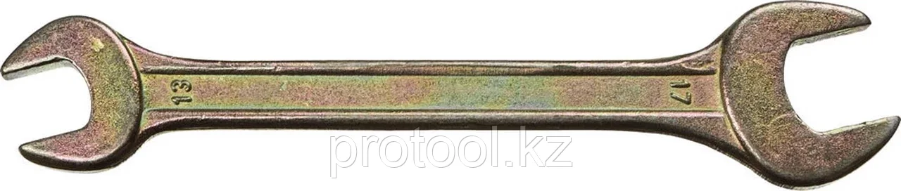 DEXX 13х17 мм, оцинкованный, гаечный ключ рожковый 27018-13-17 - фото 1 - id-p90081196