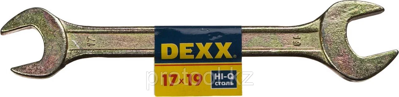 DEXX 17х19 мм, оцинкованный, гаечный ключ рожковый 27018-17-19 - фото 2 - id-p90081197