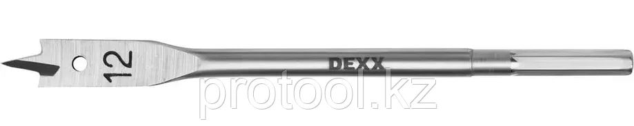 DEXX  12 x 152 мм, шестигранный хвостовик, сверло перовое по дереву 2945-12, фото 2
