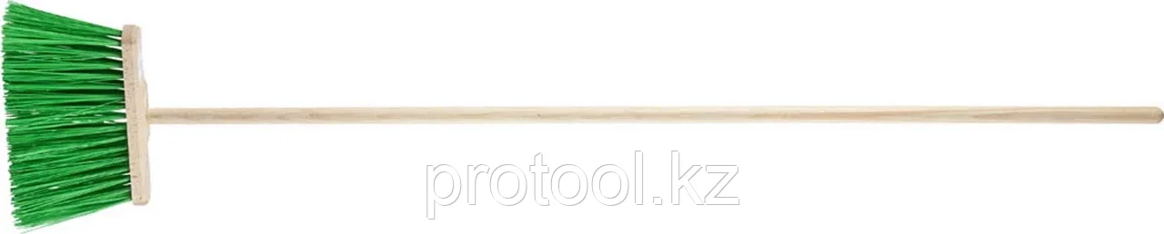 GRINDA 250 мм, щетина 140 мм, щетка-метла с рукояткой EURO 39270 - фото 1 - id-p90081372