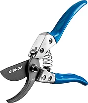 GRINDA 200 мм, с эргономичными алюминиевыми рукоятками, плоскостной секатор 423425, фото 4