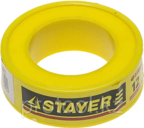 STAYER толщина 0,075 мм, плотность 0,25 г/см3, ширина 12 мм, фум лента 12360-12-025, фото 2