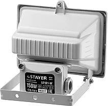 STAYER 150 Вт, MAXLight, с дугой крепления под установку, белый, прожектор галогенный 57101-W, фото 3