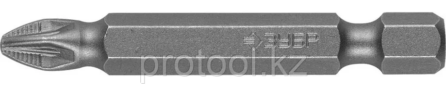 ЗУБР PZ2, 50 мм, 2 шт., биты кованые МАСТЕР 26003-2-50-2, фото 2