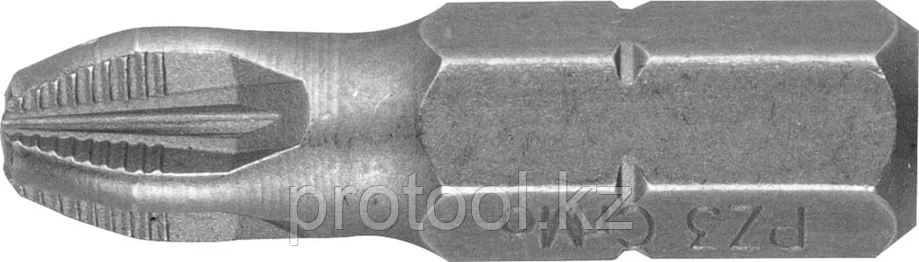 ЗУБР PZ3, 25 мм, 2 шт., биты кованые МАСТЕР 26003-3-25-2, фото 2